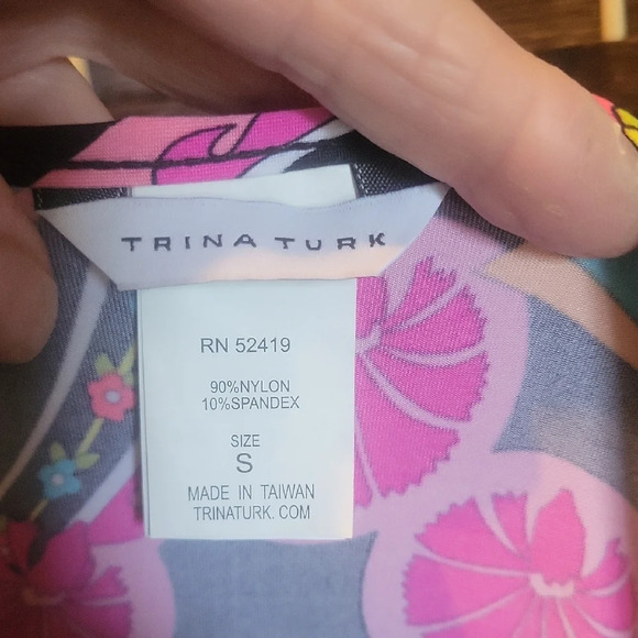 Trina Turk Vibrant Patterned Mini Dress - Picture 2 of 5